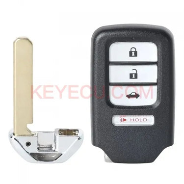 ACJ932HK1310A Smart Remote Control Car Key3+1 4 Buttons 433MHz ID47 Fob for Honda Accord 2016 2017 , 72147-T2G-A61